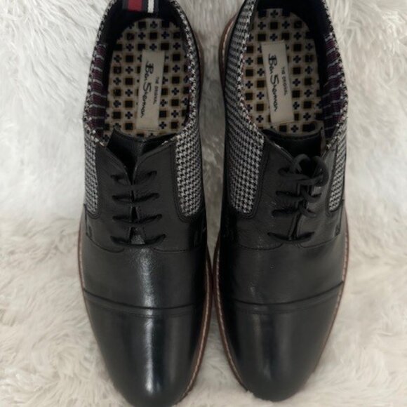 Ben Sherman Other - Ben Sherman - Size 11 - Black with Hounds tooth Pattern on Sides